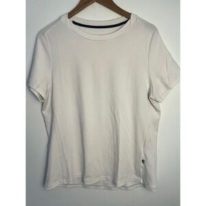 On Running Focus-T Wm Short Sleeve Performance Shirt White Athleisure